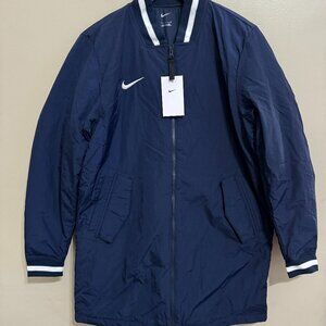 Nike Dugout Baseball Parka Coat Jacket Navy White DC8335-419 Men S $150 NEW
